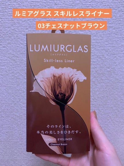 スキルレスライナー/LUMIURGLAS/リキッドアイライナーを使ったクチコミ(1枚目)