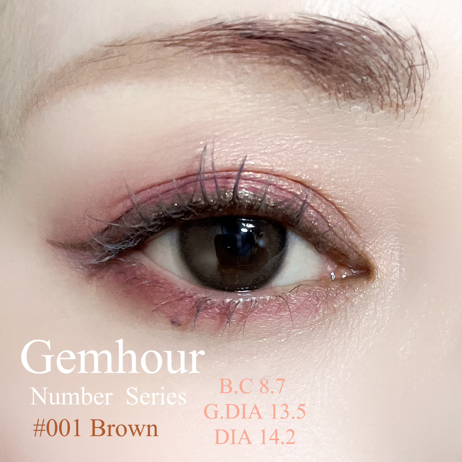 Gemhour/Hapa kristin/カラーコンタクトレンズを使ったクチコミ（1枚目）