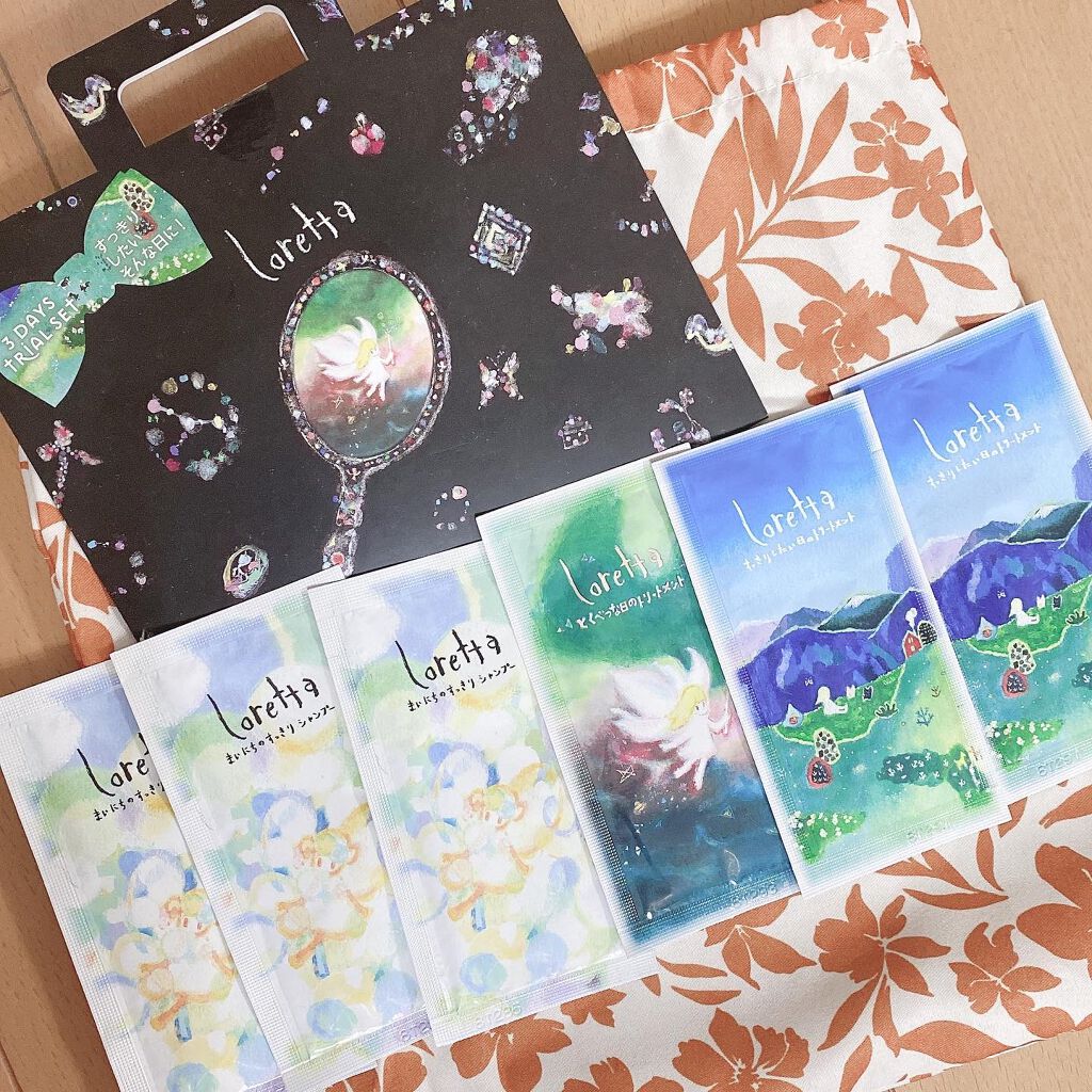 すっきりしたい日のトライアルセット/ロレッタ/トライアルキットを使ったクチコミ（1枚目）