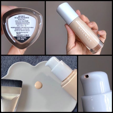 Spatula Wide Foundation Brush/wakemake/メイクブラシを使ったクチコミ(2枚目)