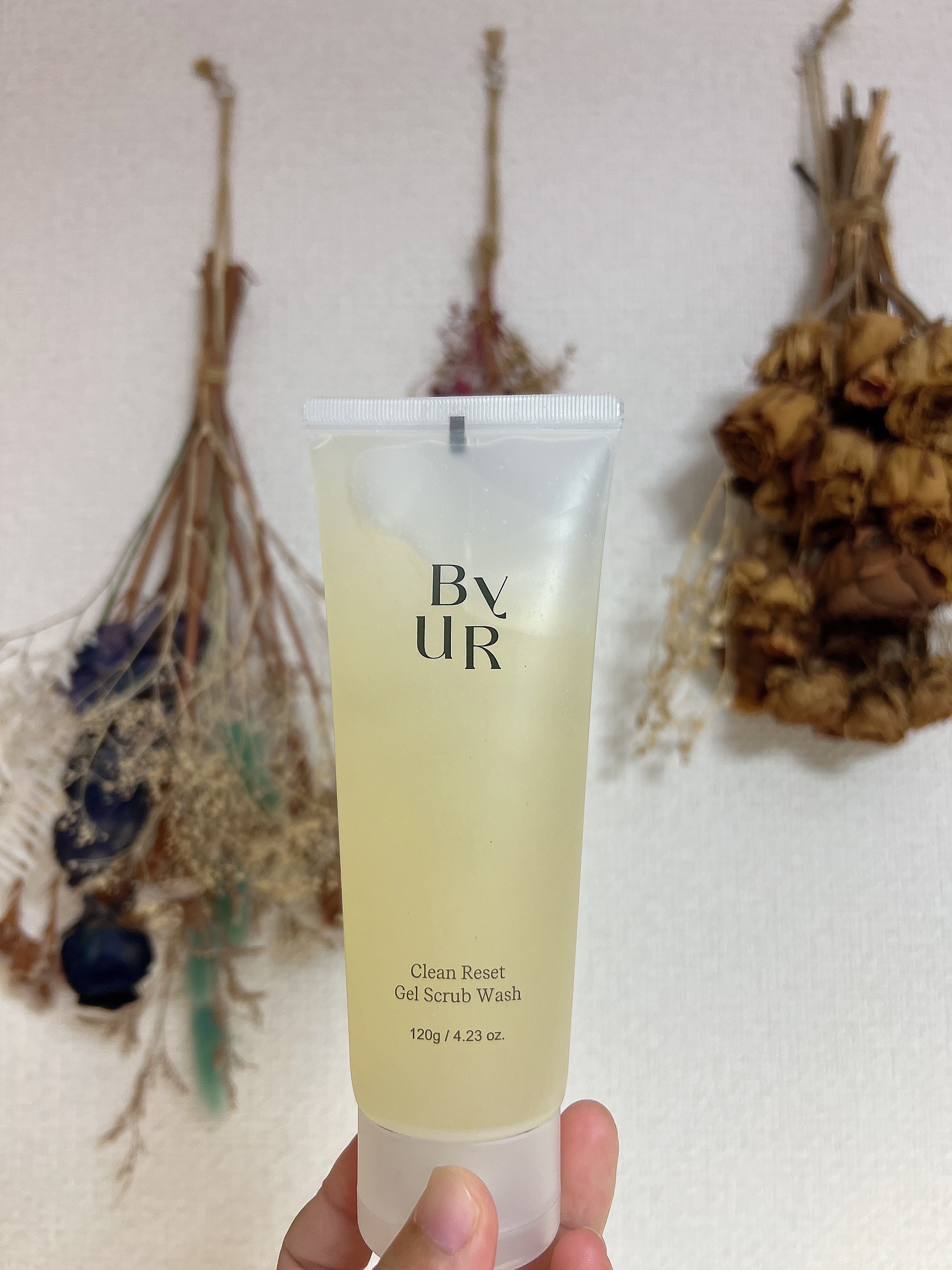 クリーンリセット ジェルスクラブウォッシュ/ByUR/その他洗顔料を使ったクチコミ（1枚目）