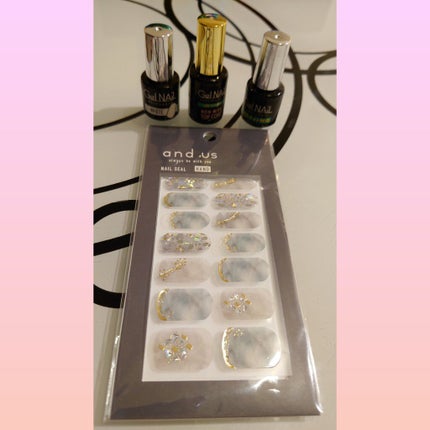 ジェルネイル(ライト対応)/セリア/ジェルネイルを使ったクチコミ(2枚目)