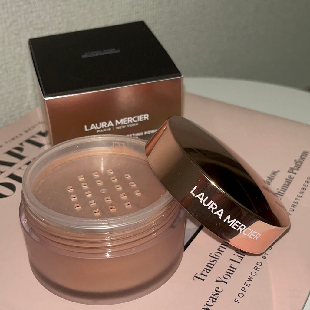 トランスルーセント ルース セッティング パウダー ライトキャッチャー/ローラ メルシエ/ルースパウダーを使ったクチコミ(2枚目)