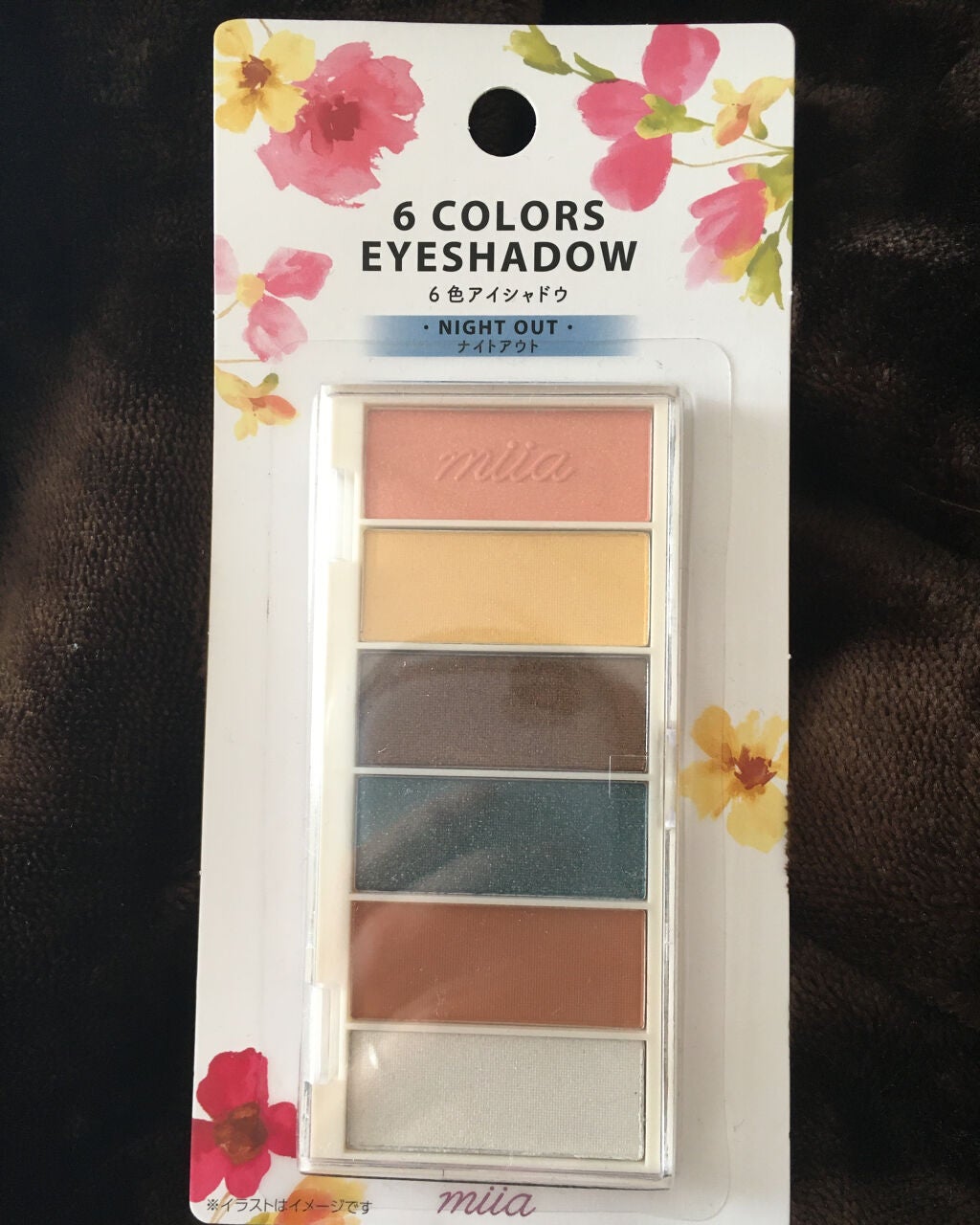 miia 6色アイシャドウ/DAISO/アイシャドウパレットを使ったクチコミ(4枚目)