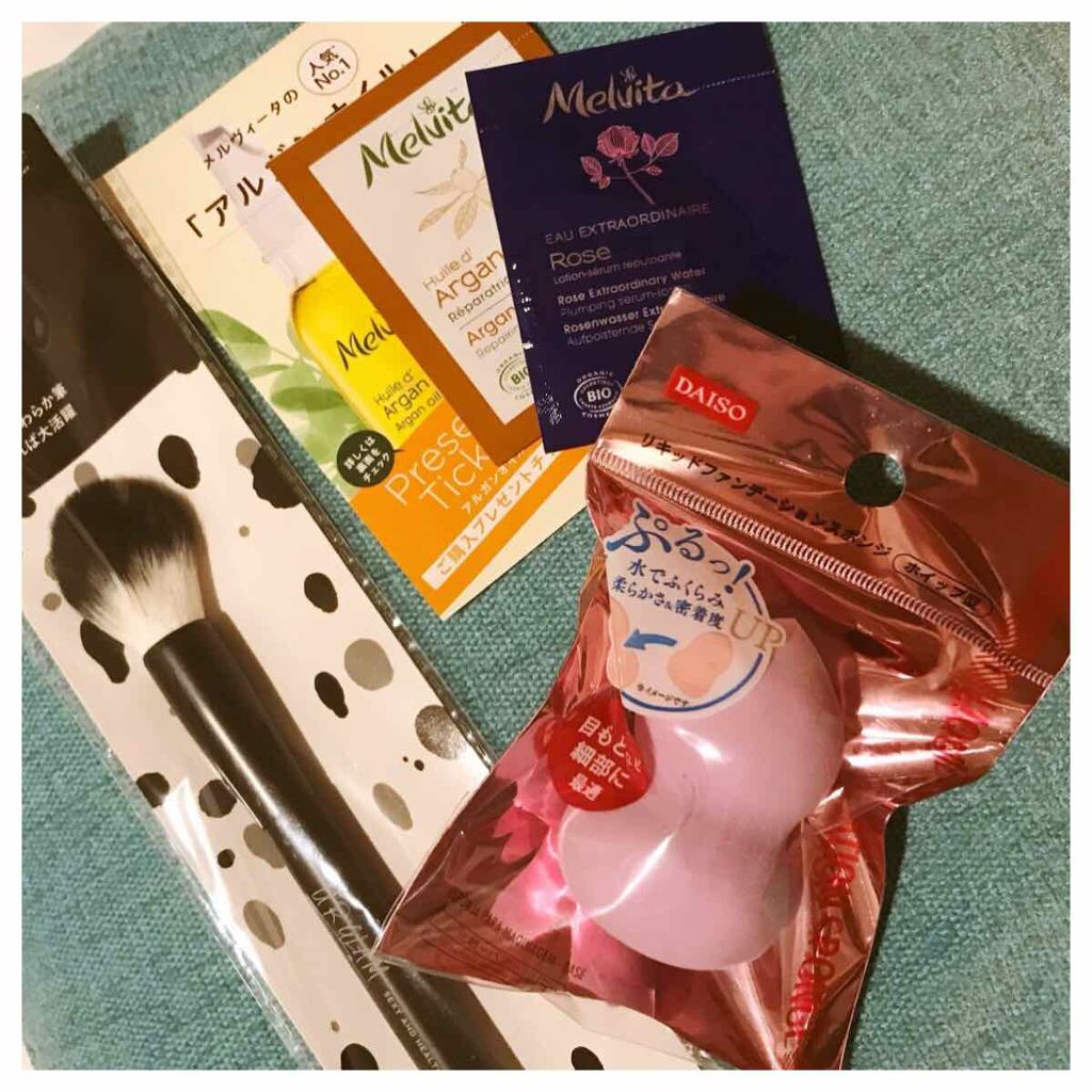 リキッドファンデーションスポンジ(ホイップ型)/DAISO/パフ・スポンジを使ったクチコミ（1枚目）