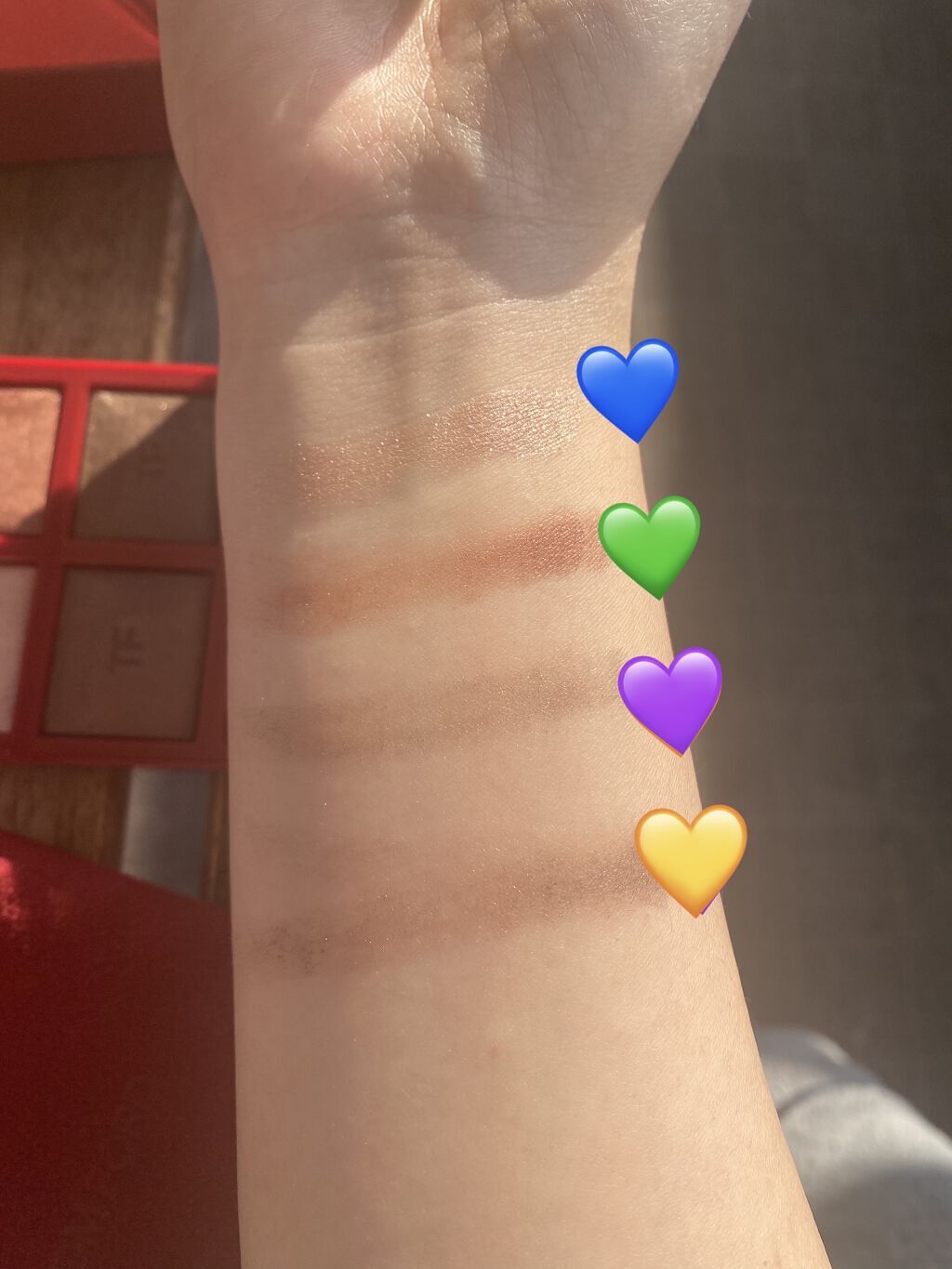 アイ カラー クォード 03A ボディ ヒート/TOM FORD BEAUTY/アイシャドウパレットを使ったクチコミ（3枚目）