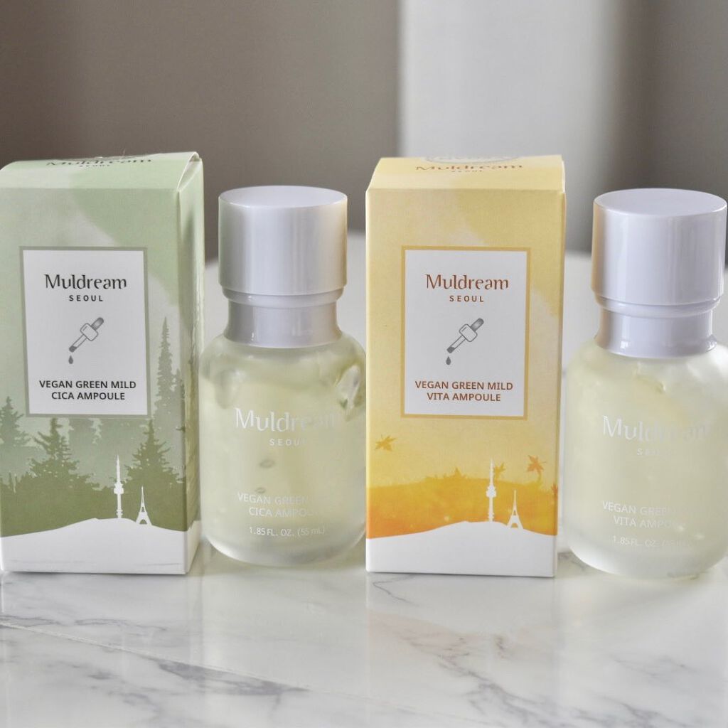 ヴィーガングリーンマイルドビタアンプル/MULDREAM/美容液を使ったクチコミ(5枚目)