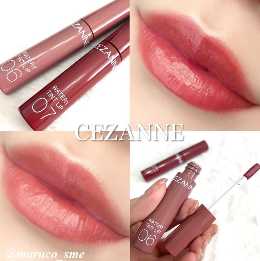 ウォータリーティントリップ/CEZANNE/リップティントを使ったクチコミ(1枚目)