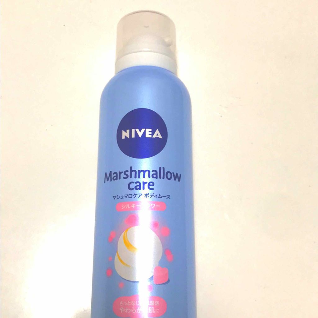 マシュマロケア ボディムース シルキーフラワー/ニベア/ボディローションを使ったクチコミ（1枚目）