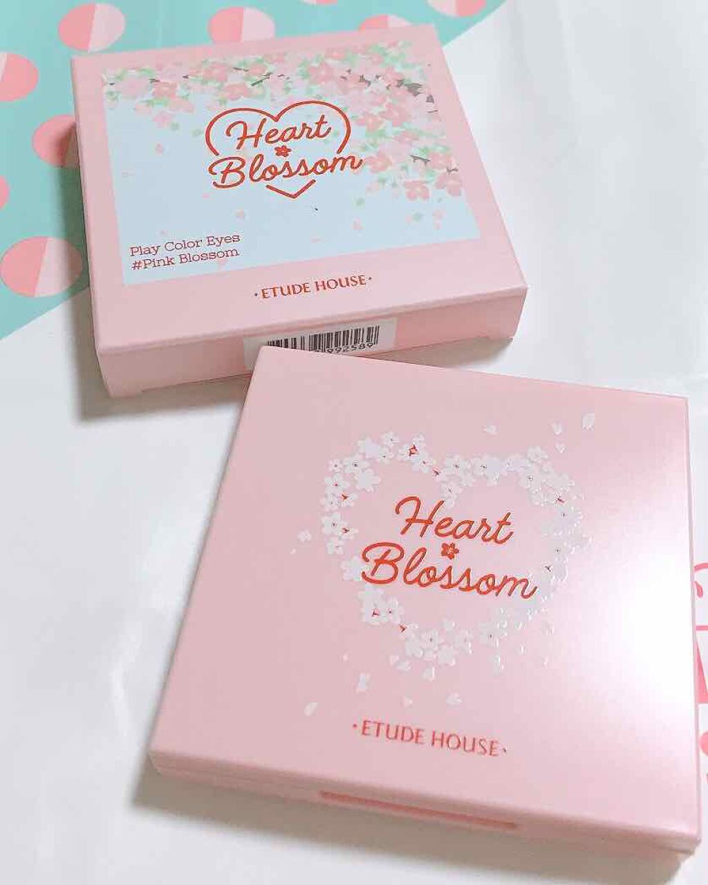 ハート プレイカラーアイズ/ETUDE/アイシャドウパレットを使ったクチコミ(1枚目)