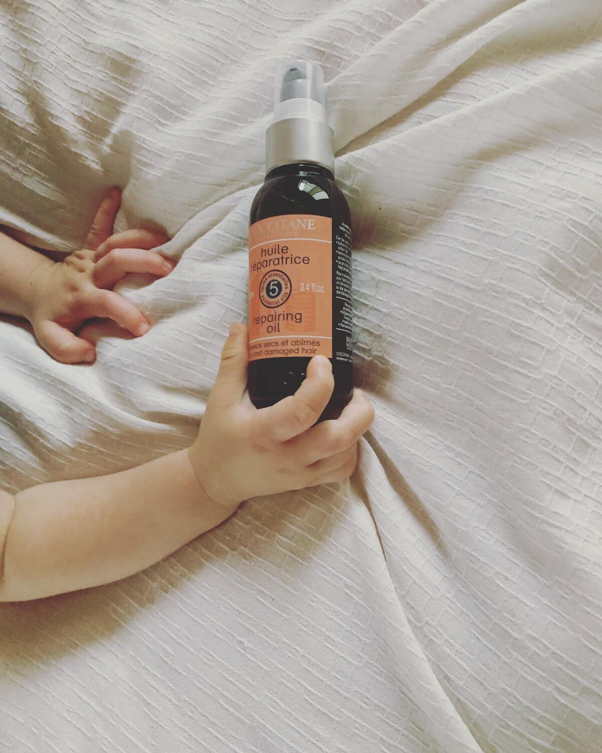 ファイブハーブス リペアリングヘアオイル/L'OCCITANE/ヘアオイルを使ったクチコミ(3枚目)
