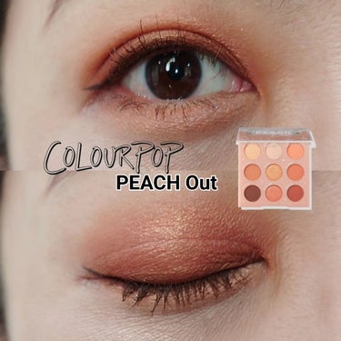 PEACH Out/ColourPop/アイシャドウパレットを使ったクチコミ（1枚目）