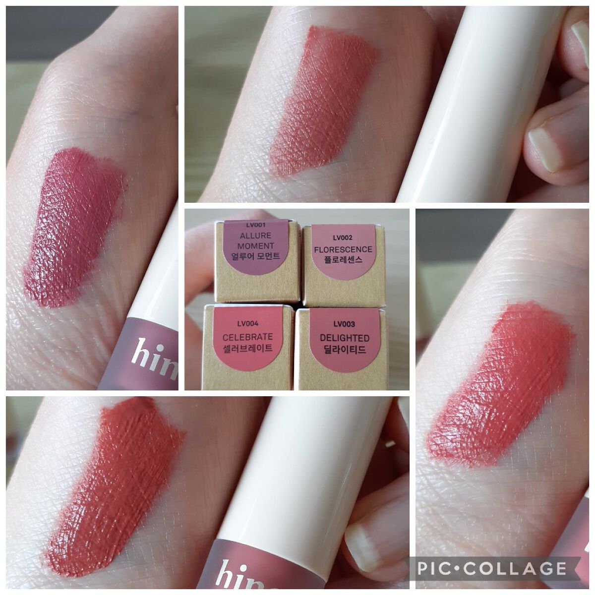 スリムフィットリキッドベルベット LV002 フローレッセンス/hince/口紅を使ったクチコミ（3枚目）