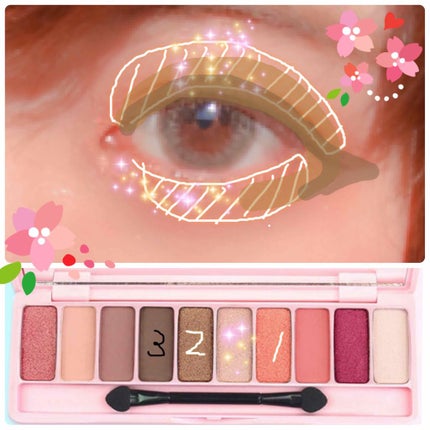 プレイカラー アイシャドウ/ETUDE/アイシャドウパレットを使ったクチコミ(2枚目)