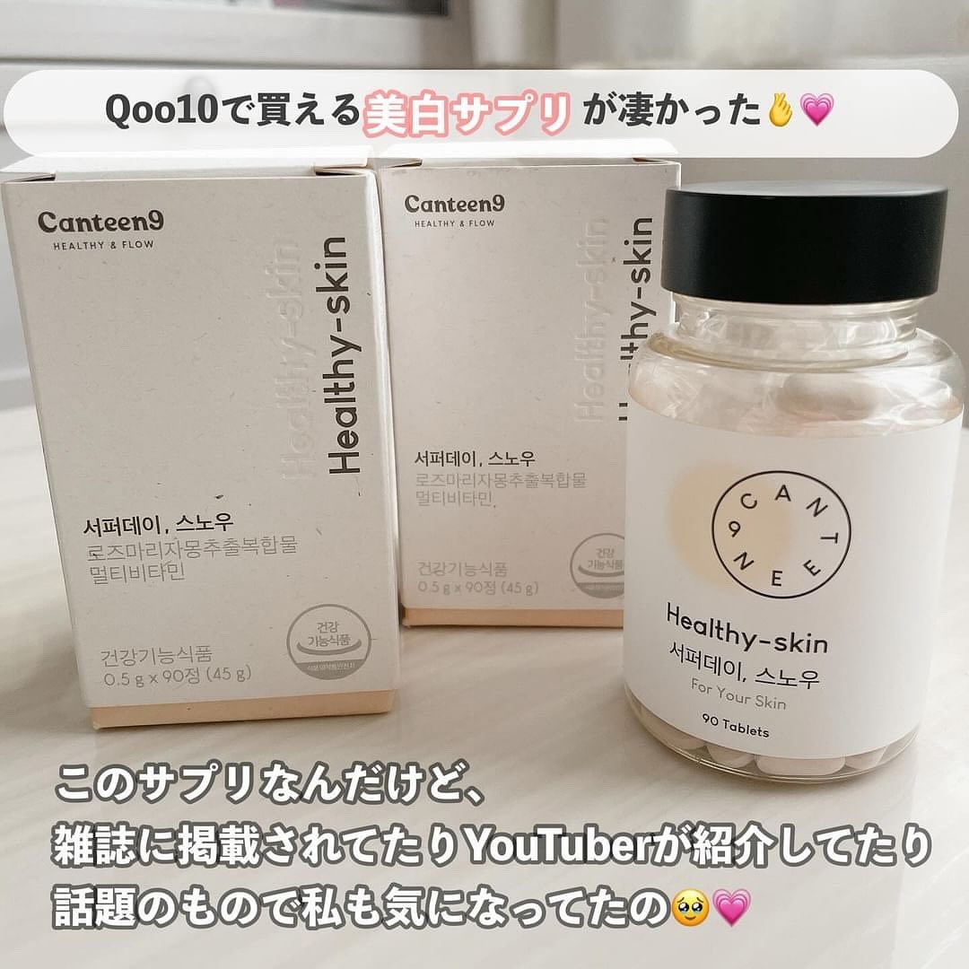 サファーデイ スノー/canteen9/美容サプリメントを使ったクチコミ（2枚目）