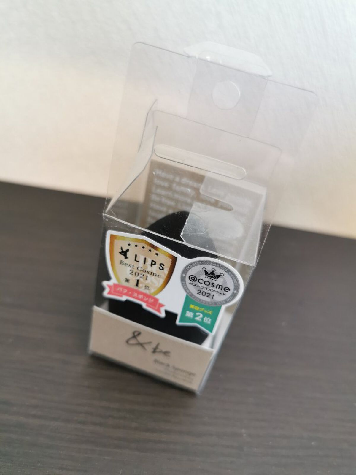 &be ブラックスポンジ PLAZA限定ベビーブルー/＆be/パフ・スポンジを使ったクチコミ（1枚目）