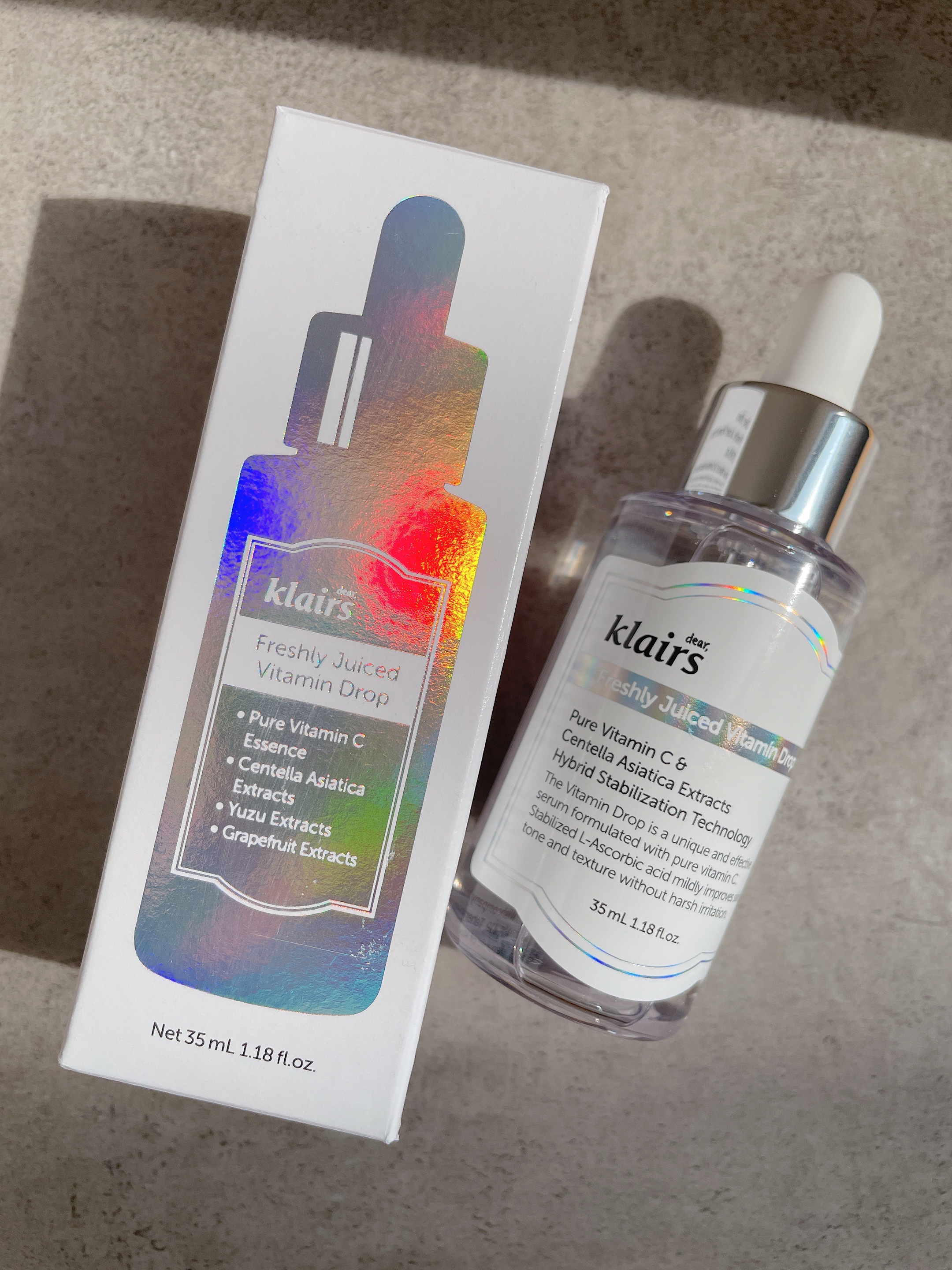 Klairs
Freshly Juiced Vitamin Drop

フレッシュリージュースドビタミンドロップ

\ 肌が飲むビタミンジュース/

紫外線によるダメージや角質ケアに悩む方におすすめ❣️

さらっとしたオイル感のあるテクスチ