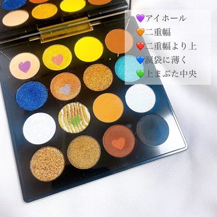 大英博物館 エジプトシリーズ アイシャドウパレット/ZEESEA/アイシャドウパレットを使ったクチコミ(3枚目)