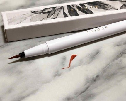 トーン リキッドアイライナー 03 アプリコットブラウン/to/one/リキッドアイライナーの画像