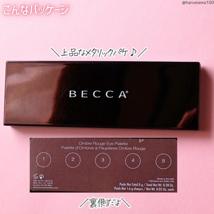 BECCA ombrerouge eye palette/BECCA/アイシャドウパレットを使ったクチコミ(6枚目)
