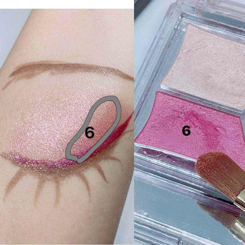 スキニーリッチシャドウ/excel/アイシャドウパレットを使ったクチコミ(6枚目)