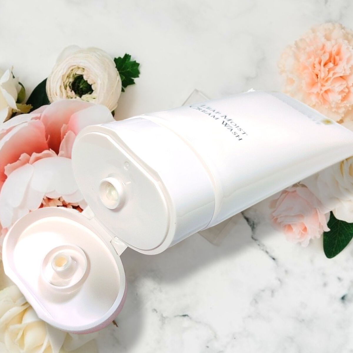 リーフモイストクリームウォッシュ  /マリアンボレ/洗顔フォームを使ったクチコミ（2枚目）