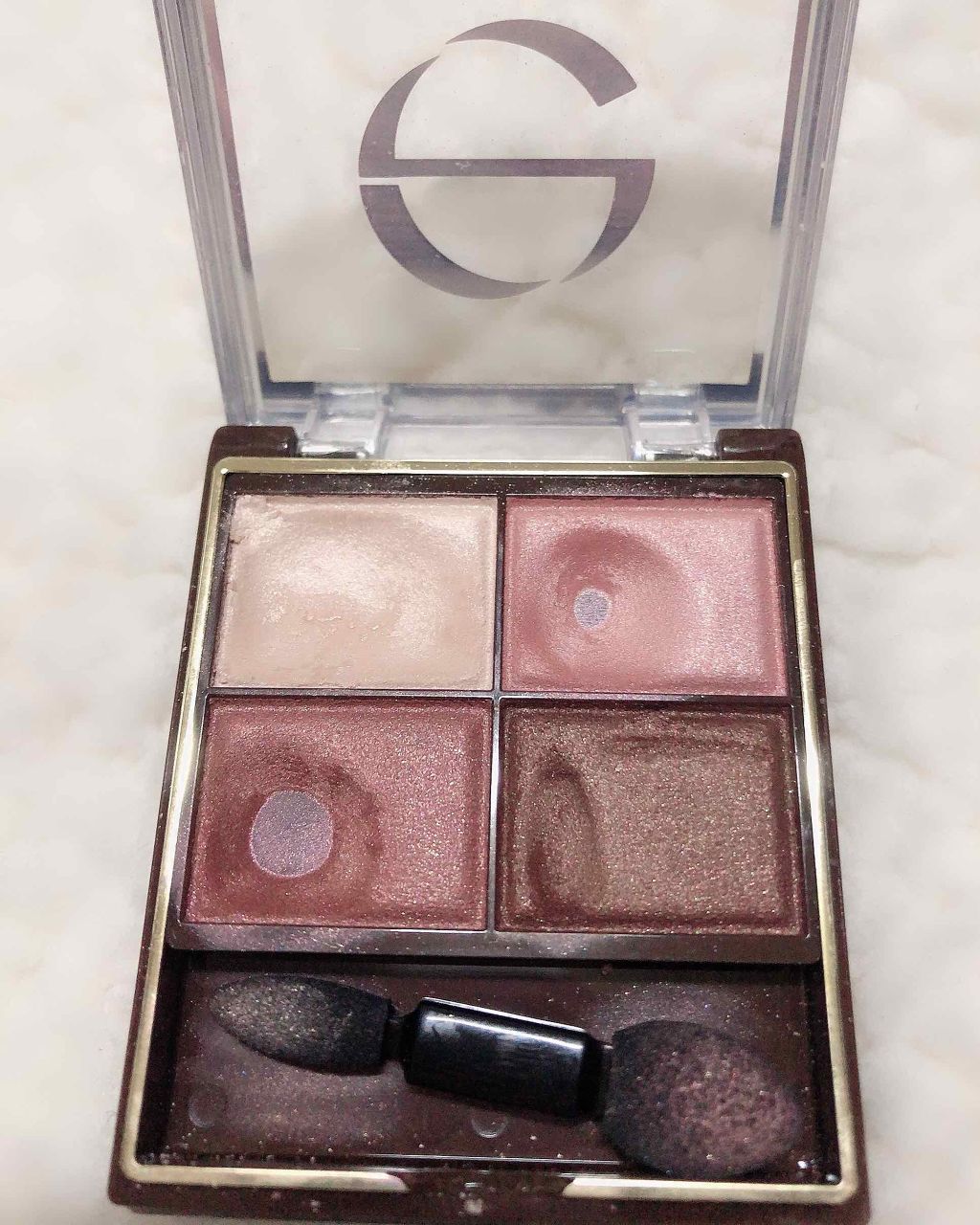 スキニーリッチシャドウ/excel/アイシャドウパレットを使ったクチコミ（2枚目）