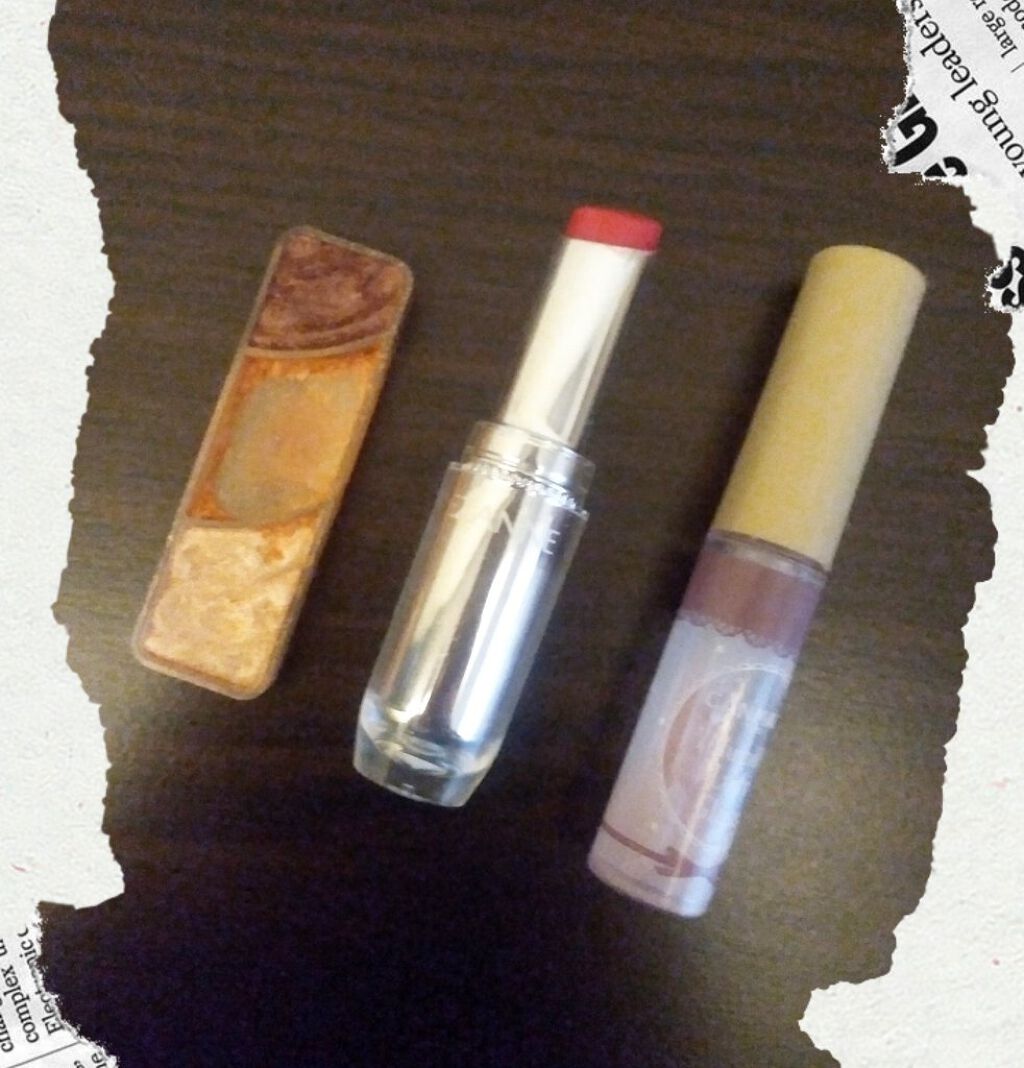 ラスティンググロスリップ/CEZANNE/口紅を使ったクチコミ（1枚目）