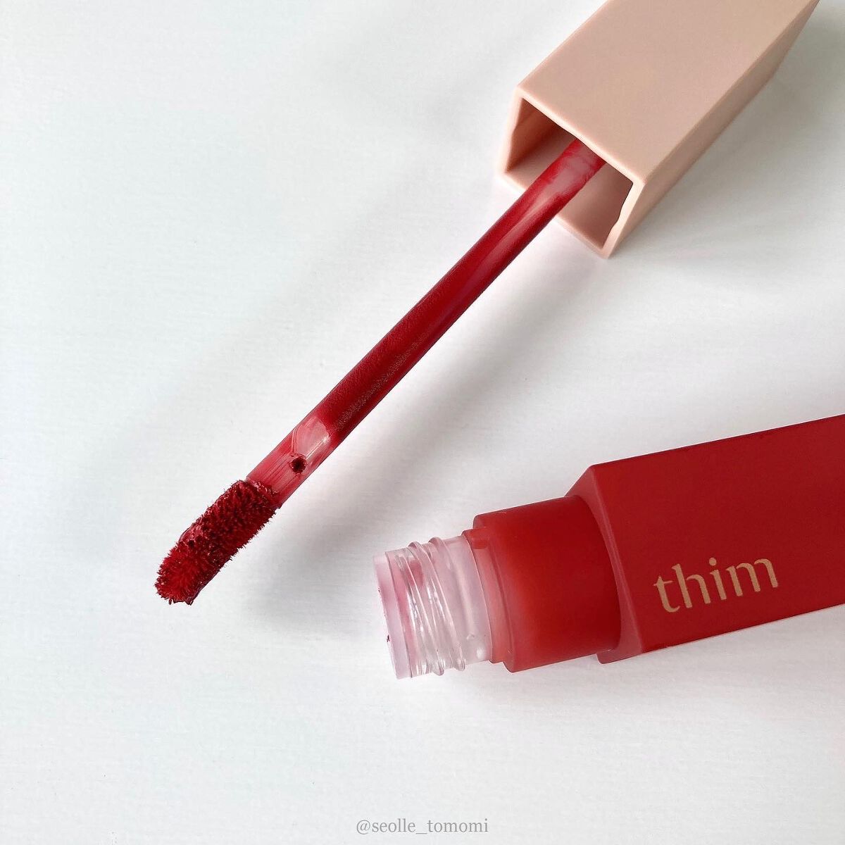 シアーマットリキッドリップ/thim/口紅を使ったクチコミ(6枚目)