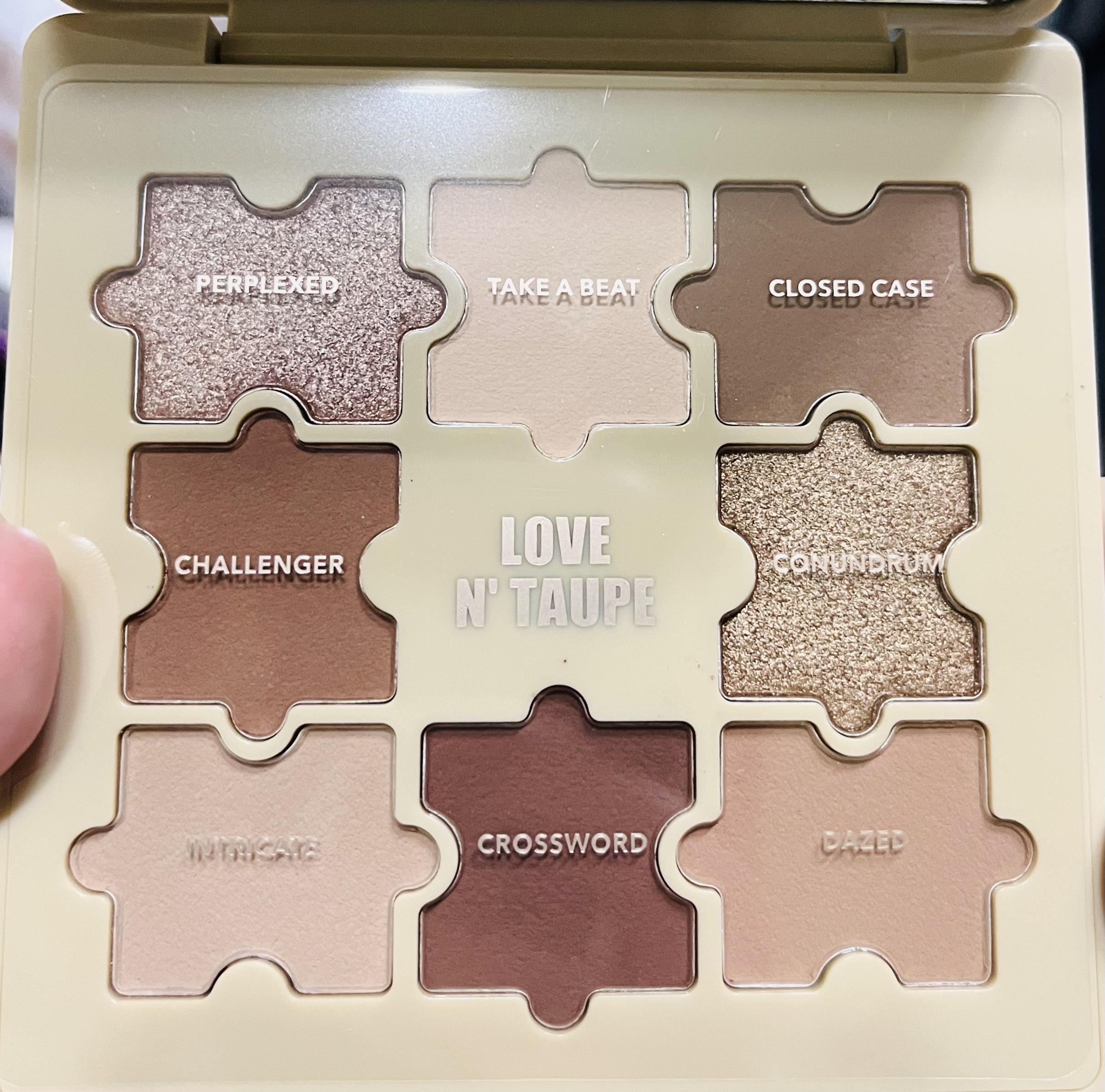 ザジー ジグソーアイシャドウパレット/SHEGLAM/アイシャドウパレットを使ったクチコミ（2枚目）