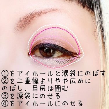 プロ アイ パレット 01 SIMPLY PINK/CLIO/アイシャドウパレットを使ったクチコミ（3枚目）