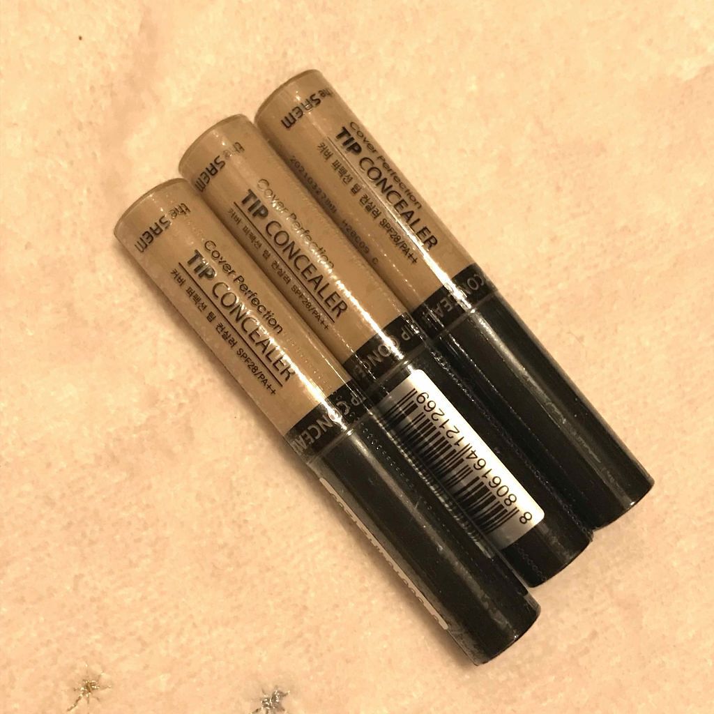 カバーパーフェクション チップコンシーラー/the SAEM/リキッドコンシーラーを使ったクチコミ(1枚目)