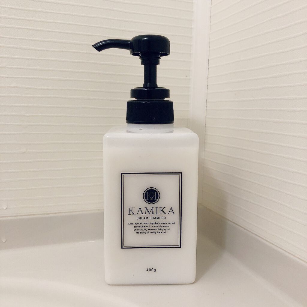 黒髪クリームシャンプー/KAMIKA/シャンプー・コンディショナーを使ったクチコミ（1枚目）