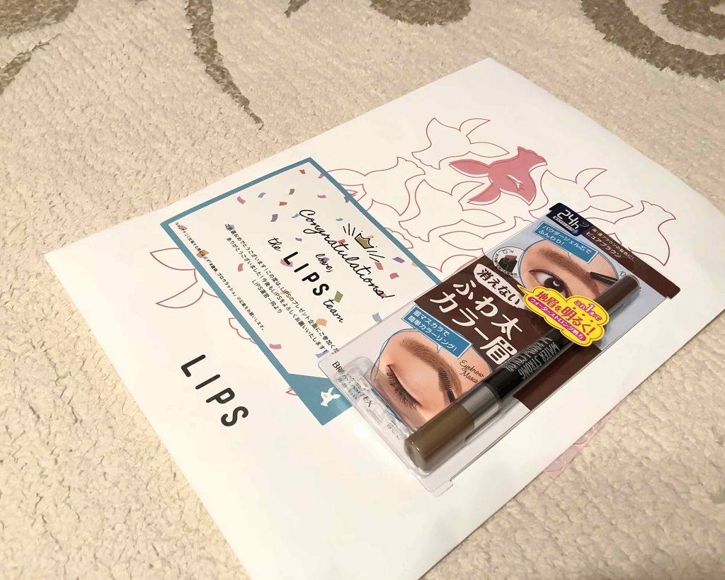 ブロウラッシュEX ウォーターストロング Wブロウカラー ピュアブラウン/ブロウラッシュ/眉マスカラを使ったクチコミ（1枚目）