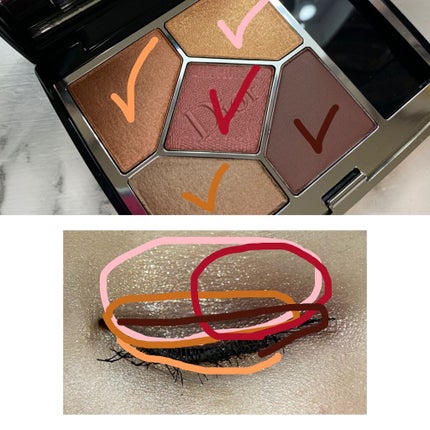 【旧】サンク クルール クチュール/Dior/アイシャドウパレットを使ったクチコミ(3枚目)