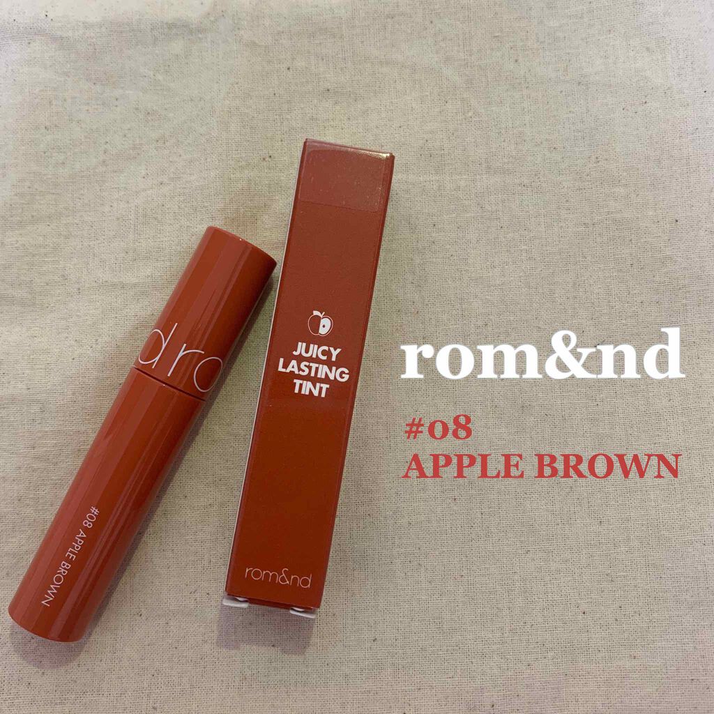 ジューシーラスティングティント/rom&nd/リップティントを使ったクチコミ（1枚目）