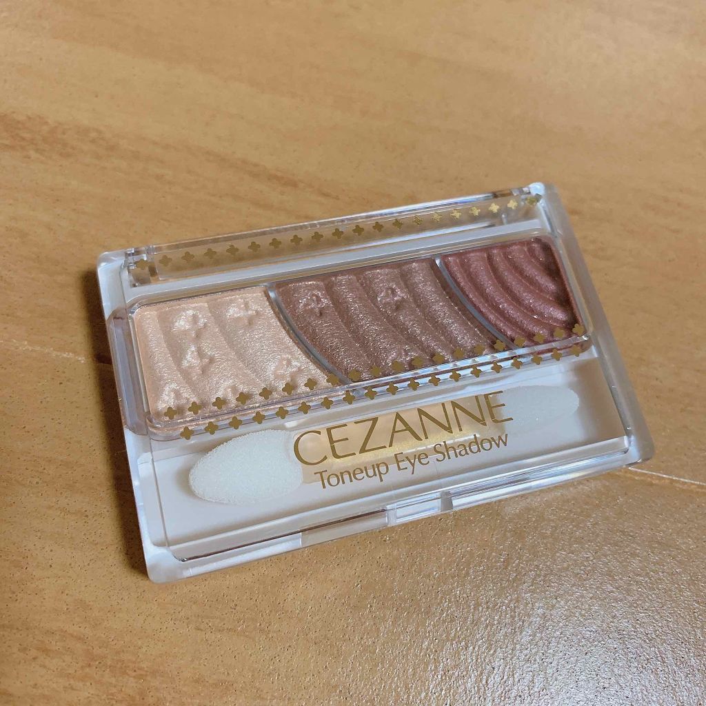 トーンアップアイシャドウ/CEZANNE/アイシャドウパレットを使ったクチコミ(1枚目)