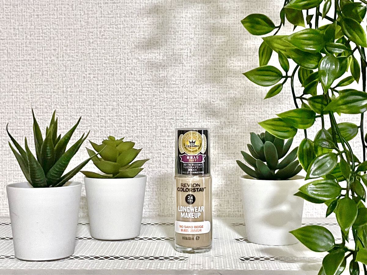 カラーステイ ロングウェア メイクアップ/REVLON/リキッドファンデーションを使ったクチコミ（1枚目）