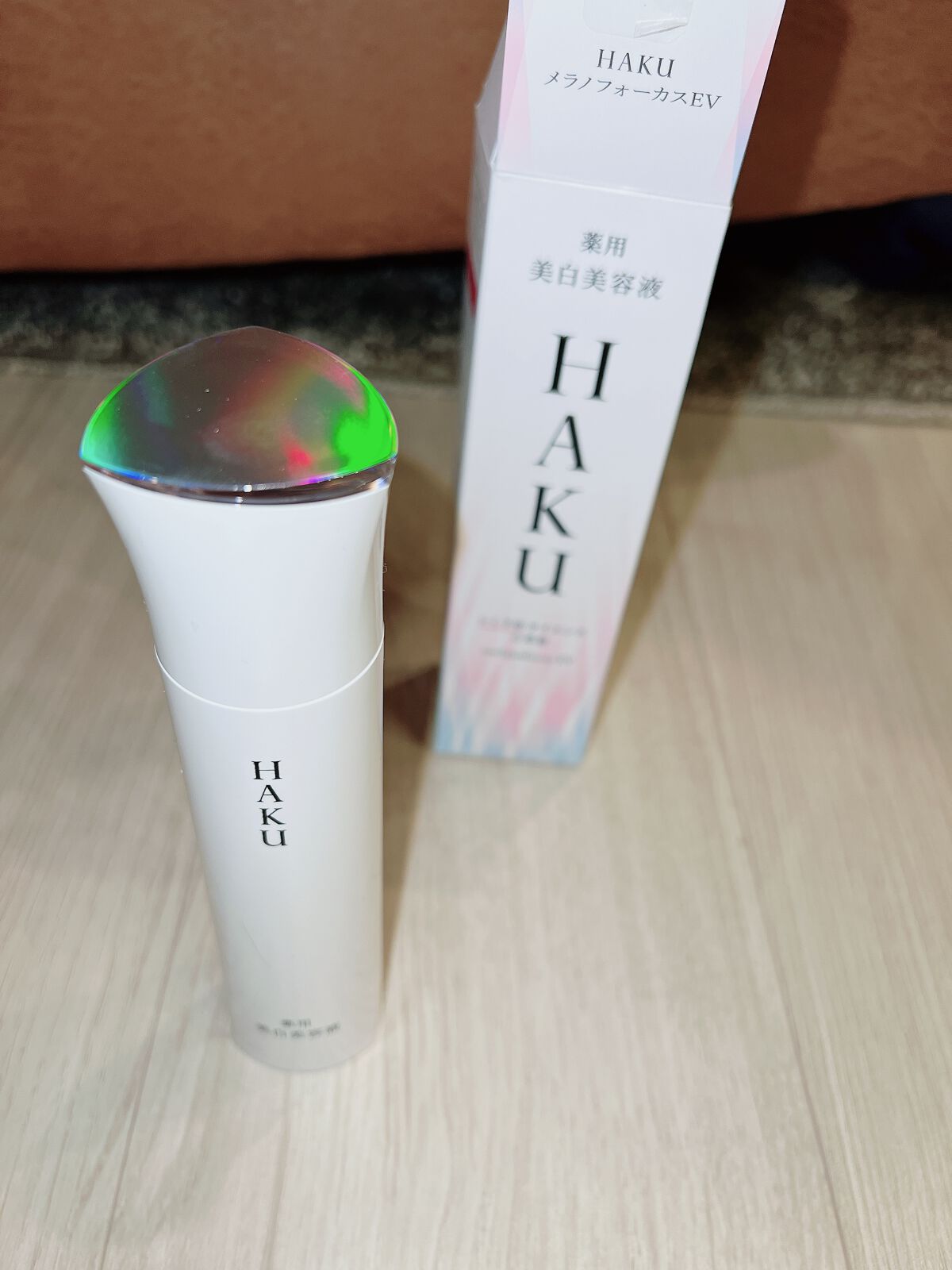 HAKUメラノフォーカスZ😊
とても高価な商品ですが、とても良いのは使えばわかりました😊毎日毎日とはいきませんが、スペシャルケアに二日に一度とかで使用しています🥰
私今、良い物を使ってるんだと思うとモチベーションも上がり、とことんケア