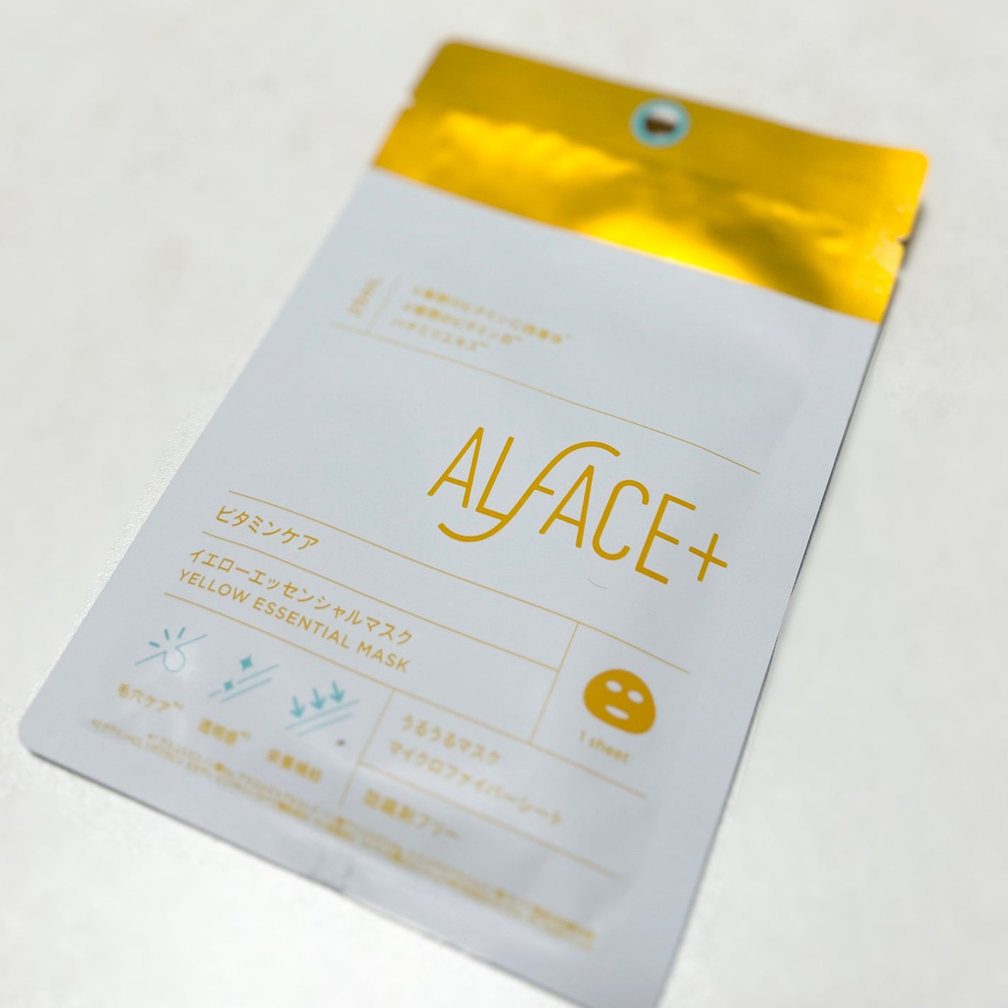 イエローエッセンシャルマスク/ALFACE+/シートマスク・パックを使ったクチコミ(1枚目)
