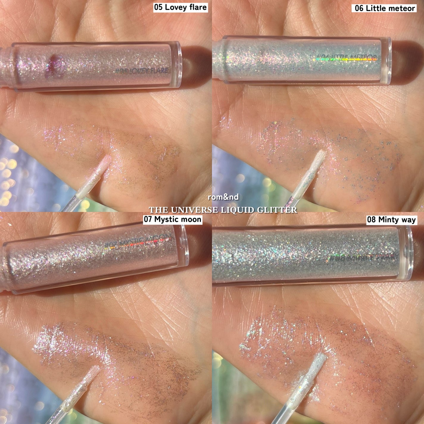 リキッド グリッター シャドウ/rom&nd/グリッターを使ったクチコミ(4枚目)