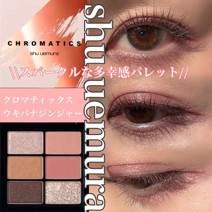 クロマティックス ウキバナジンジャー/shu uemura/アイシャドウパレットを使ったクチコミ(1枚目)