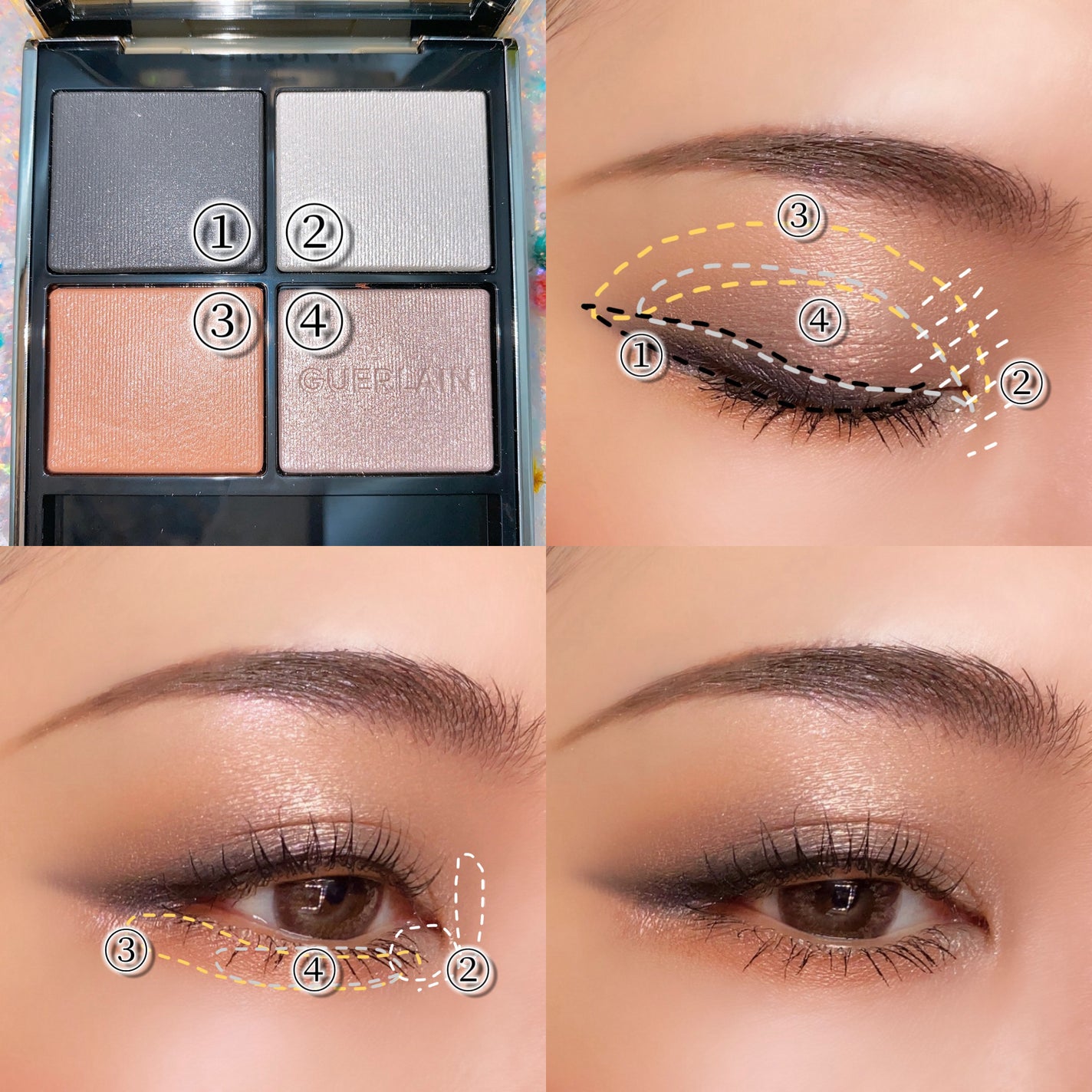 オンブル ジェ/GUERLAIN/アイシャドウパレットを使ったクチコミ(4枚目)