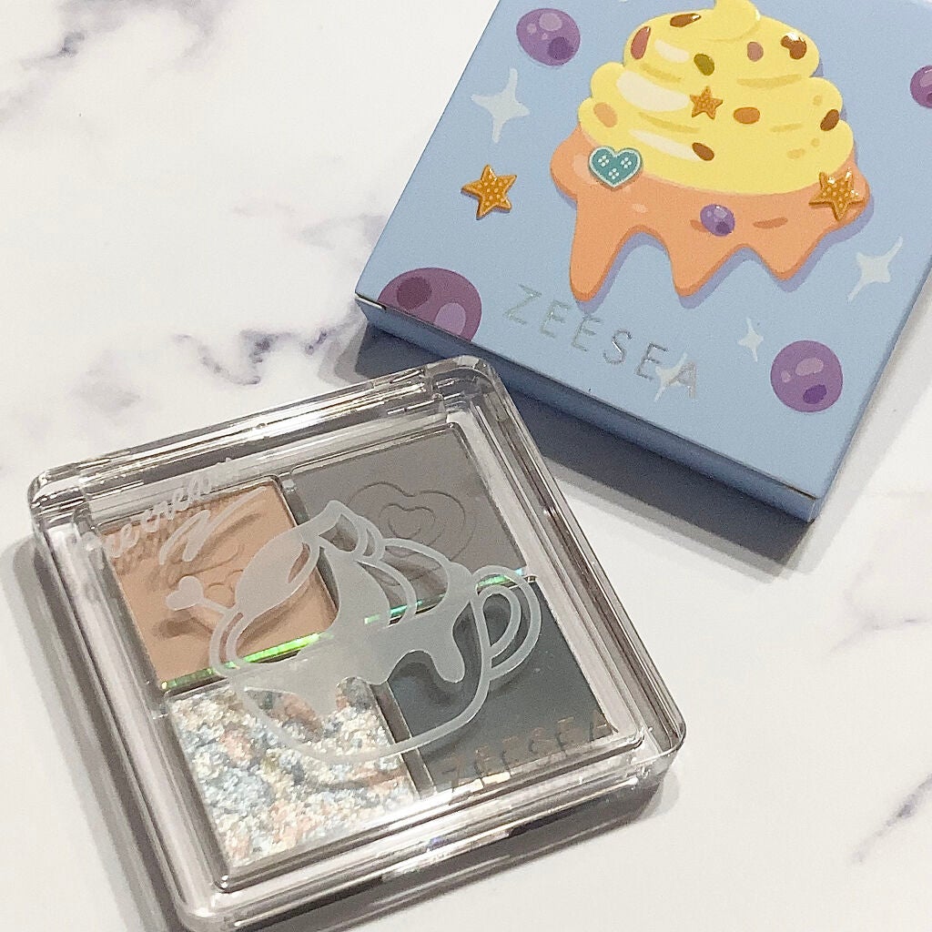ZEESEAデザートコレクション4カラーアイシャドウパレット/ZEESEA/アイシャドウパレットを使ったクチコミ(8枚目)