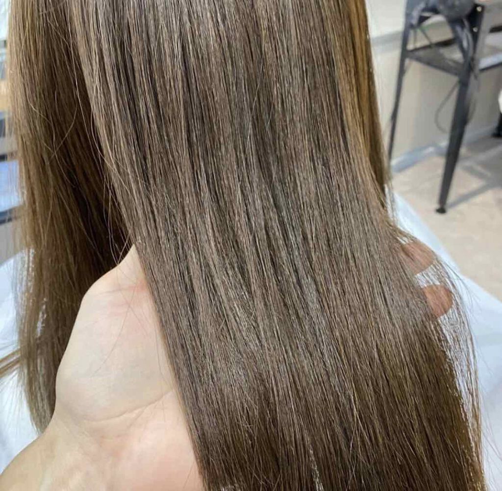 和草ダメージリペアオイルセラム/いち髪/ヘアオイルを使ったクチコミ(2枚目)