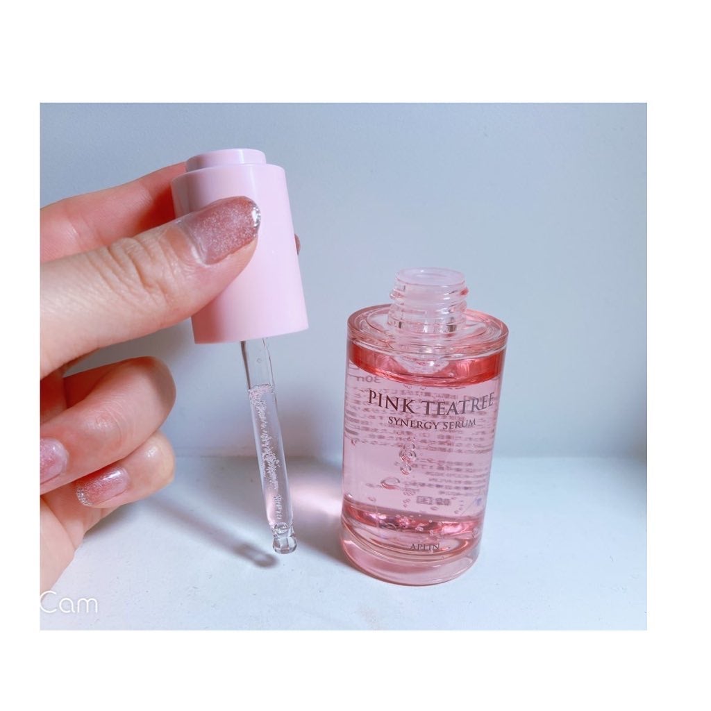 ピンクティーツリーシナジーセラム/APLIN/美容液を使ったクチコミ(2枚目)