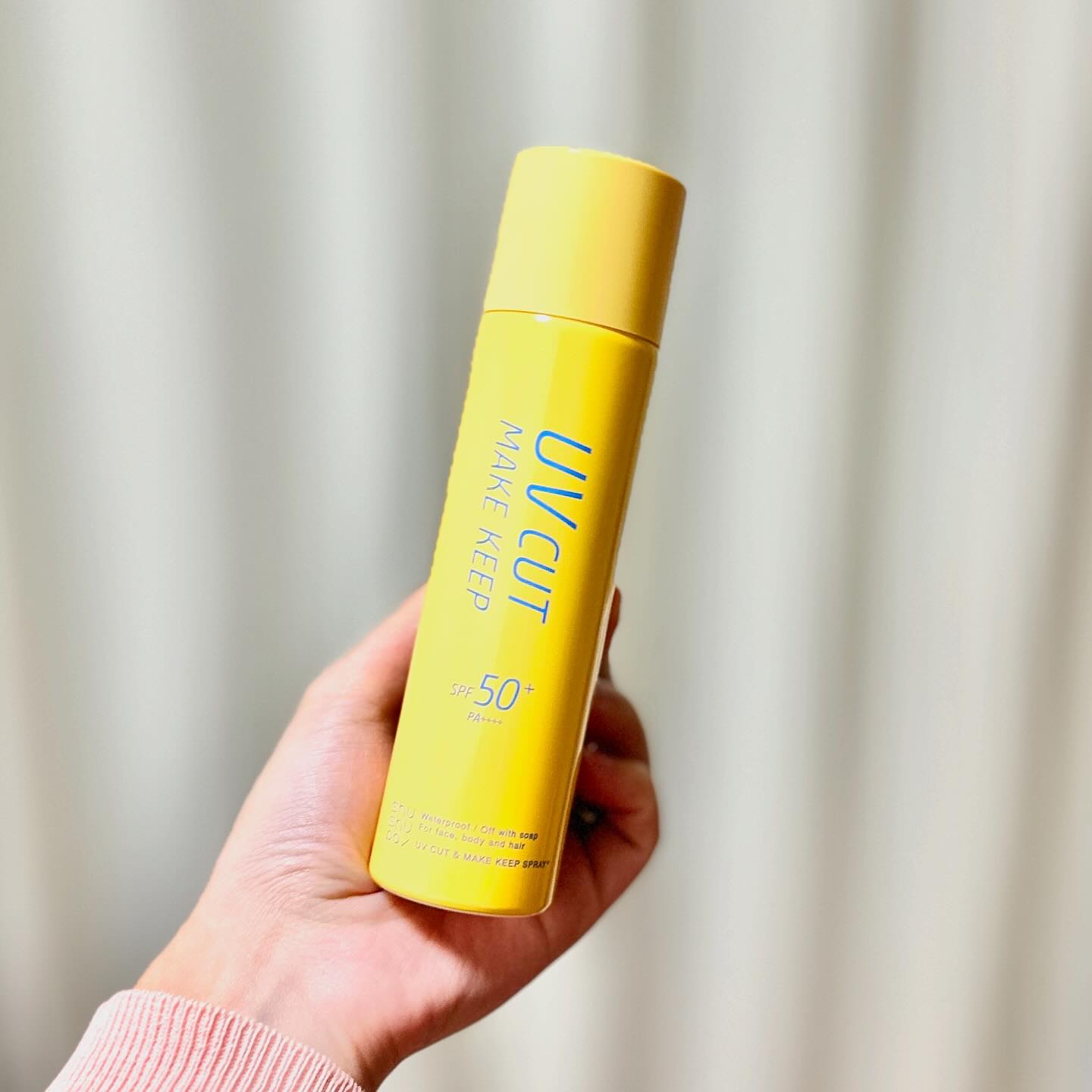 UVカット＆メイクキープスプレー+ /shushupa!/日焼け止めミスト・スプレーを使ったクチコミ（2枚目）