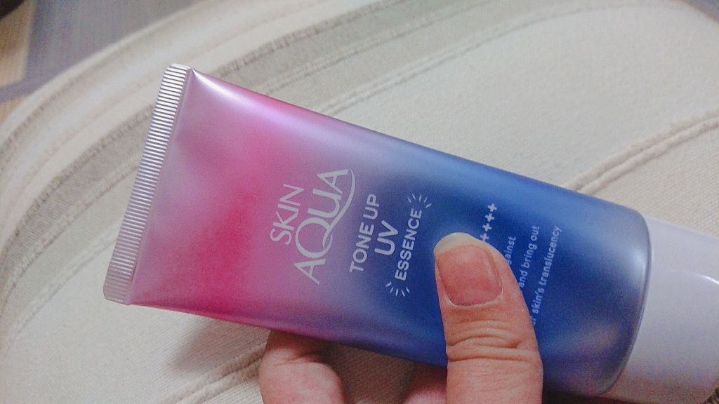 スキンアクア トーンアップUVエッセンス/スキンアクア/日焼け止めクリームを使ったクチコミ（1枚目）