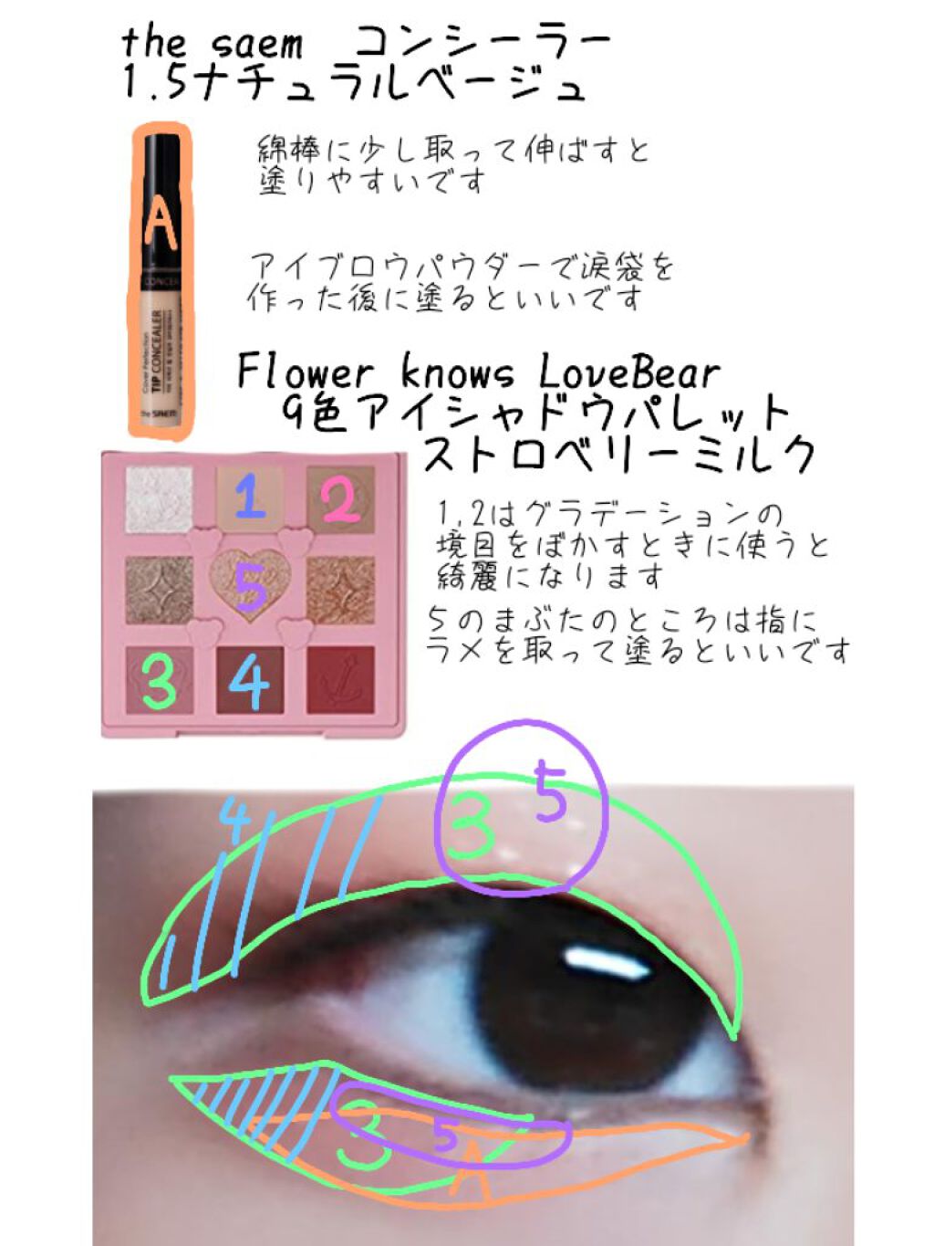 カバーパーフェクション チップコンシーラー/the SAEM/リキッドコンシーラーを使ったクチコミ（3枚目）