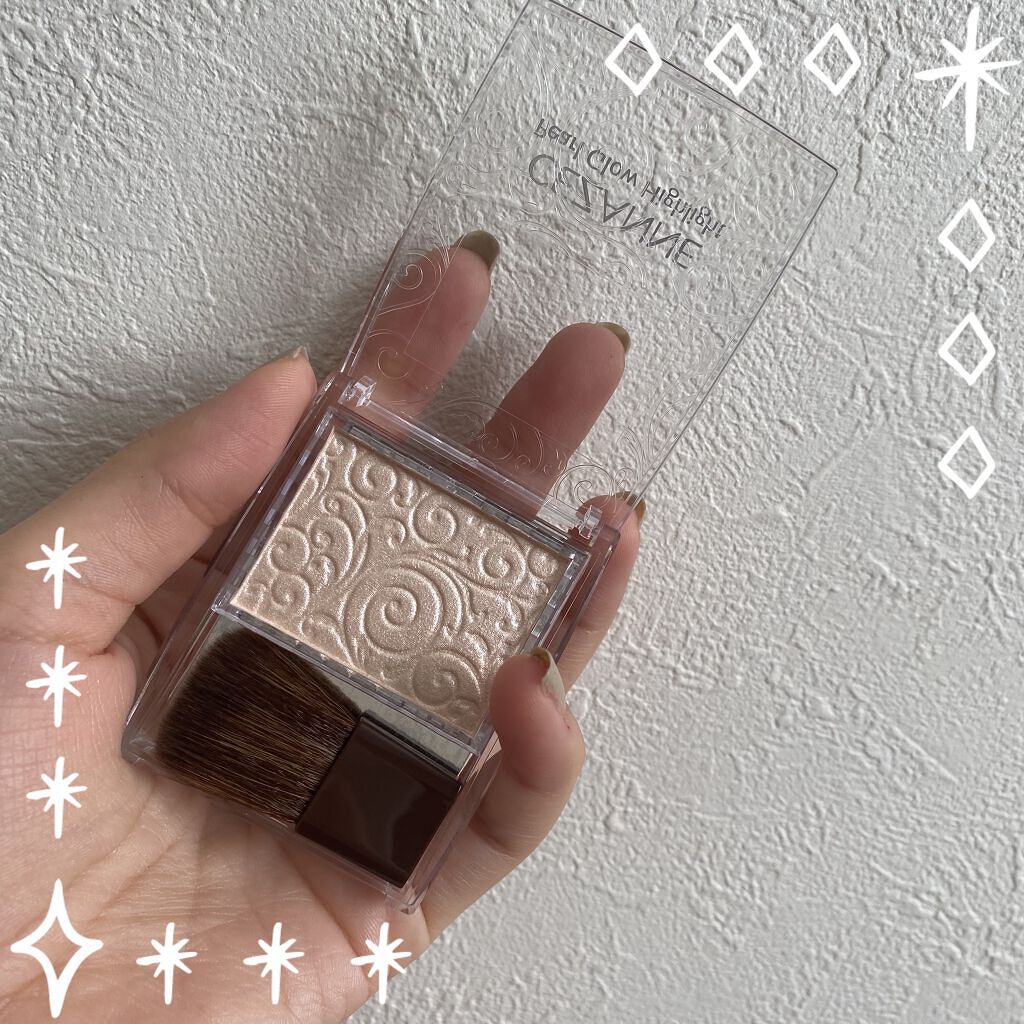 パールグロウハイライト/CEZANNE/パウダーハイライトを使ったクチコミ（1枚目）